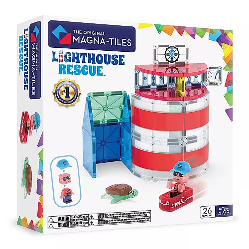 Magna-Tiles - Lighthouse Rescue Manyetik Bloklar - 25 Parça 262025Lr - 1