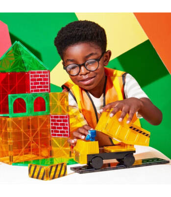 Magna-Tiles Magna-Tiles Builder Xl - Insaat Xl 50 Parca 242050Tr - 6