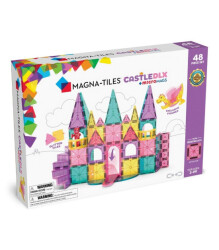 Magna-Tiles Magna-Tiles Castle Dlx + Micromags - Princess Castle 48 Pieces 242048Ca - 1