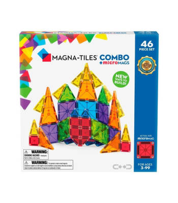 Magna-Tiles Magna-Tiles Combo + Micromags - 46 Parca 244046Com - 1