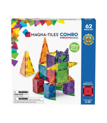 Magna-Tiles Magna-Tiles Combo + Micromags - 62 Parca 244062Co - 1
