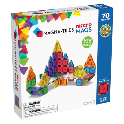 Magna-Tiles Magna-Tiles Micromags - 70 Parca 244070Mm - Magna Tiles