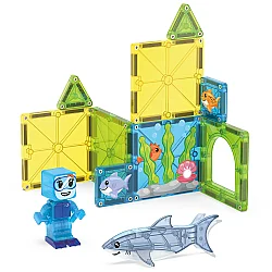 Magna-Tiles - Shark Dive Manyetik Bloklar - 13 Parça 262013Sd - 4