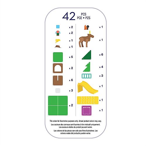 Magna-Tiles - Tree Top Adventure Manyetik Bloklar - 42 Parça 262042Tt - 6