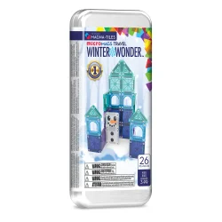 Magna Tiles Winter Wonderland 26 Parca Travel Set - 254026Ww - 1