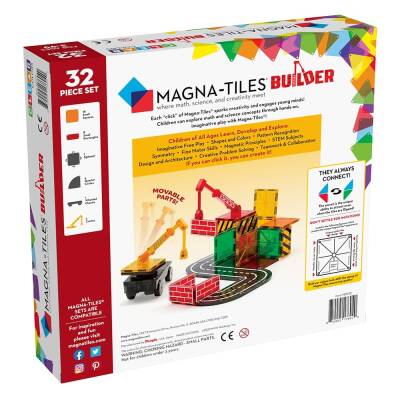 Magnatiles Construction 32 Pieces 21632 - 2