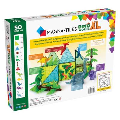 Magnatiles Dinosaur World 50 Pieces Xl 22850 - 2