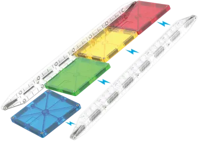 Magnatiles Rail Racer 33 Parca 251033Rr - 5