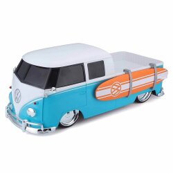 Maisto 1:16 Volkswagen Pickup Type 2 Remote Controlled Car With Surfboard - 2