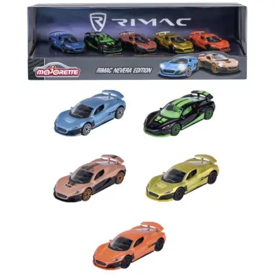 Majorette Rimac Nevera Edition 5'Li Arac Seti - 1