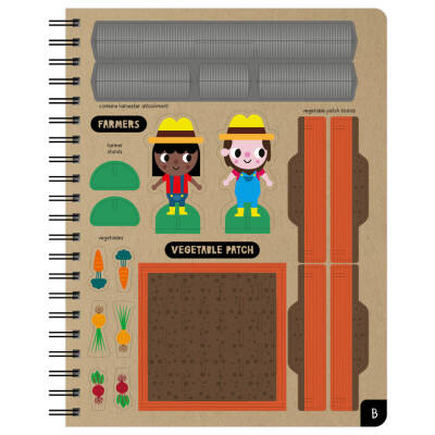 Make Believe Ideas - Cardboard Builder On The Farm - 3