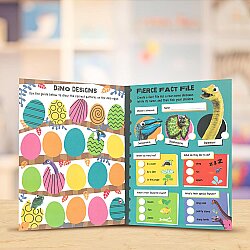 Make Believe Ideas Googly-Eye Puffy Stickers Dinosaurs Activity Book - 2
