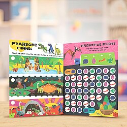 Make Believe Ideas Googly-Eye Puffy Stickers Dinosaurs Activity Book - 4