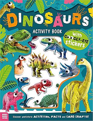 Make Believe Ideas Googly-Eye Puffy Stickers Dinosaurs Activity Book - 1