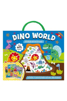 Make Believe Ideas - Puffy Stickers Dino World Sticker Activity Case - 1