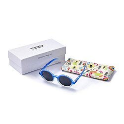 Mammacomica Yuvarlak Çerçeve Blue Sky Polarize Unisex Çocuk Güneş Gözlüğü UV Korumalı - 2-6 yaş - 3