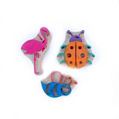 Mammacomica Dough Flamingo Finger Paint Set - 2