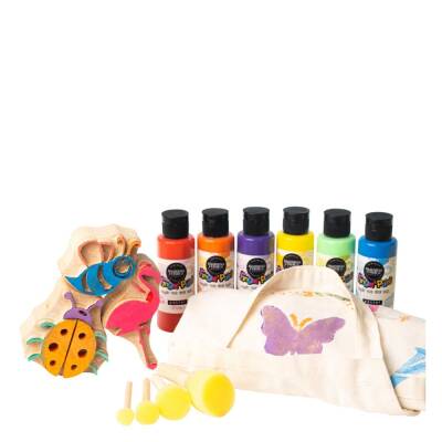Mammacomica Dough Flamingo Finger Paint Set - 1