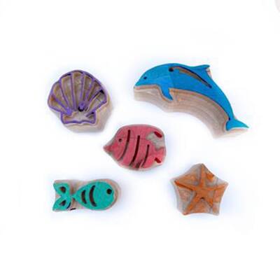 Mammacomica Dough Sea Creatures Finger Paint Set - 2
