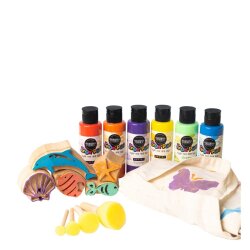 Mammacomica Dough Sea Creatures Finger Paint Set - Mammacomica Dough