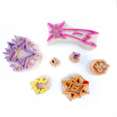 Mammacomica Dough Star Cluster Finger Paint Set - 2