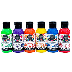 Mammacomica Dough Yıkanabilir Parmak Boyası 6x100 ml - Mammacomica Dough