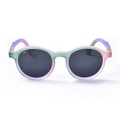 Mammacomica Yuvarlak Çerçeve Little Mermaid Polarize Çocuk Güneş Gözlüğü UV-400 Korumalı - 2-6 yaş - 1
