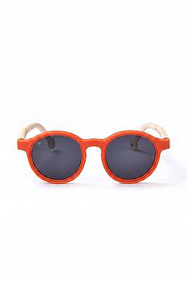 Mammacomica M Çerçeve Sweet Orange Polarize Unisex Çocuk Güneş Gözlüğü UV-400 Korumalı - 2-6 yaş - 1