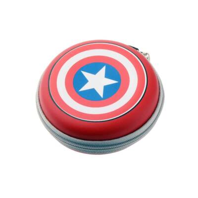 Marvel Avengers Captain America In-Ear Headphones with Case Licensed MV-1008-CA - 2