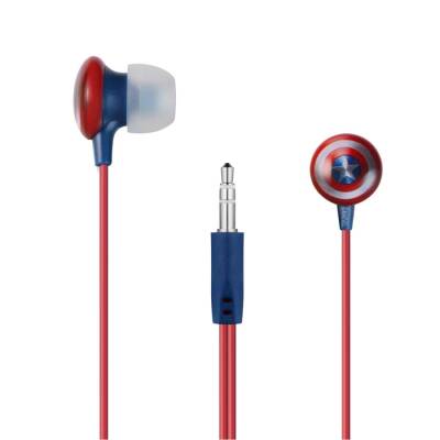 Marvel Avengers Captain America In-Ear Headphones with Case Licensed MV-1008-CA - 1