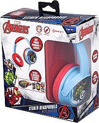 Marvel Avengers Yenilmezler Çocuk Kulaklığı Lisanslı + 5 Adet Sticker Mv-6513-Av2 - Volkano