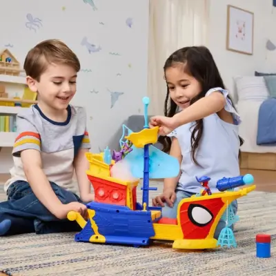 Marvel Spidey and Friends Pirate Ship Playset - 3