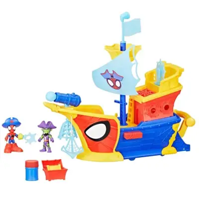 Marvel Spidey and Friends Pirate Ship Playset - 2