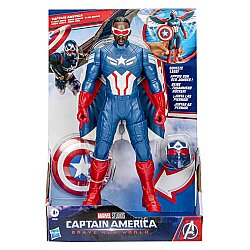 Marvel Titan Hero Serisi Captain America Brave New World Flight Mode Aksiyon Figürü - 4