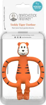 Matchstick Monkey Silikon Diş Kaşıyıcı / Teddy Tiger MM-TT-001 - 2