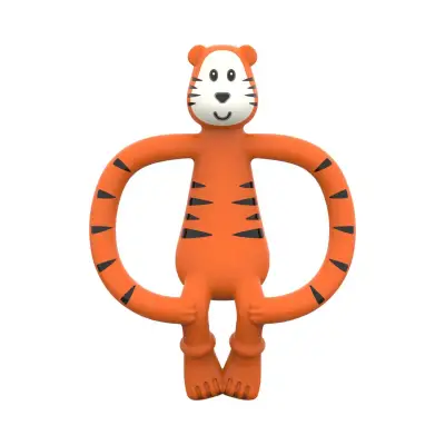 Matchstick Monkey Silikon Diş Kaşıyıcı / Teddy Tiger MM-TT-001 - 1