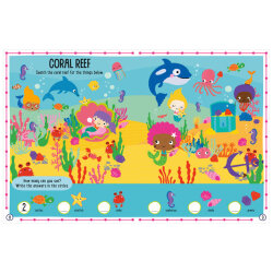 Make Believe Ideas - Balloon Stickers Mermaids Activity Book - 3