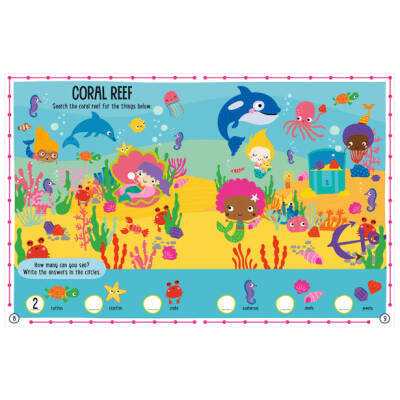 Make Believe Ideas - Balloon Stickers Mermaids Activity Book - 3