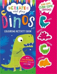 Make Believe Ideas Create And Play Dinos Colouring Activity Book - 1