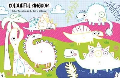 Make Believe Ideas Create And Play Dinos Colouring Activity Book - 3