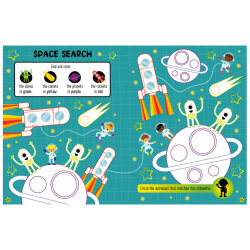 Make Believe Ideas Glow İn The Dark Space Activity Book - 2