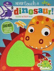 Make Believe Ideas - Never Touch A Dinosaur Sticker Activity Book - 1