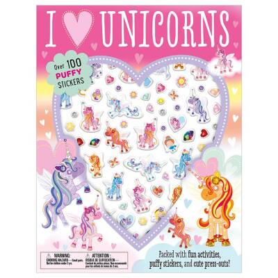 Make Believe Ideas - Puffy Stickers I Love Unicorns - 1