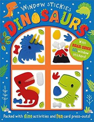 Make Believe Ideas Window Stickies Dinosaurs - 1