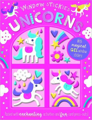 Make Believe Ideas Window Stickies Unicorns - 1