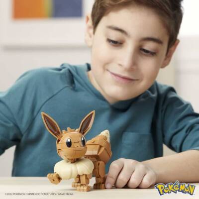 Mega Pokemon Build And Play Figures, Eevee Hdl84 - 3