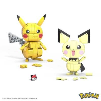 Mega Pokemon Build And Play Figures, Pikachu Transformation 3-Pack Gyh06 - 4