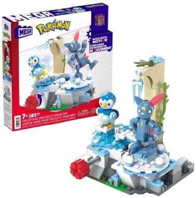 Mega Pokémon Piplup And Sneasel Winter Adventure Set Hkt20 - 1
