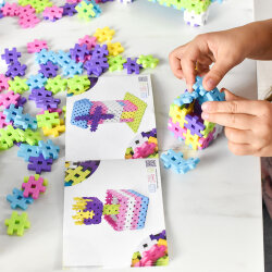 Meli Basic Pink Travel Box 500 Parça Blok Seti 50022 - 8