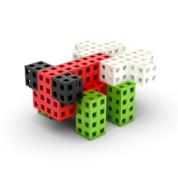 Meli Cube 200 Piece Block Set 50802 - 4